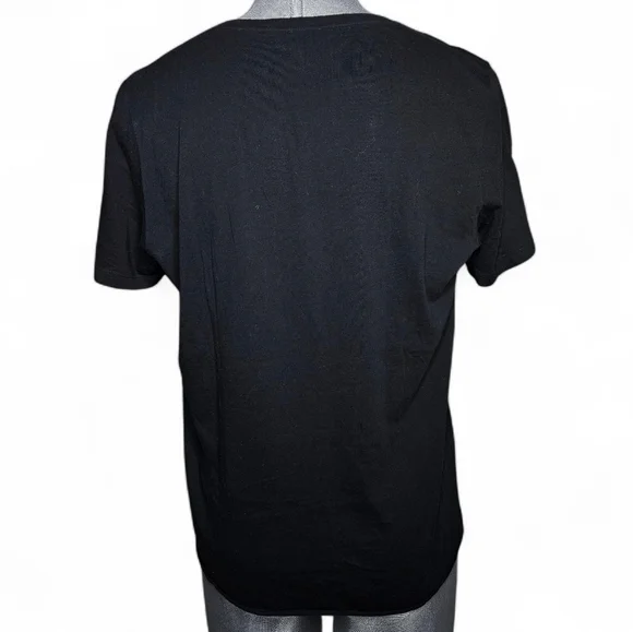 Saint Laurent | Palm Tree Metallic Printed Jersey Tee | Mens | Size Medium - Picture 7 of 14